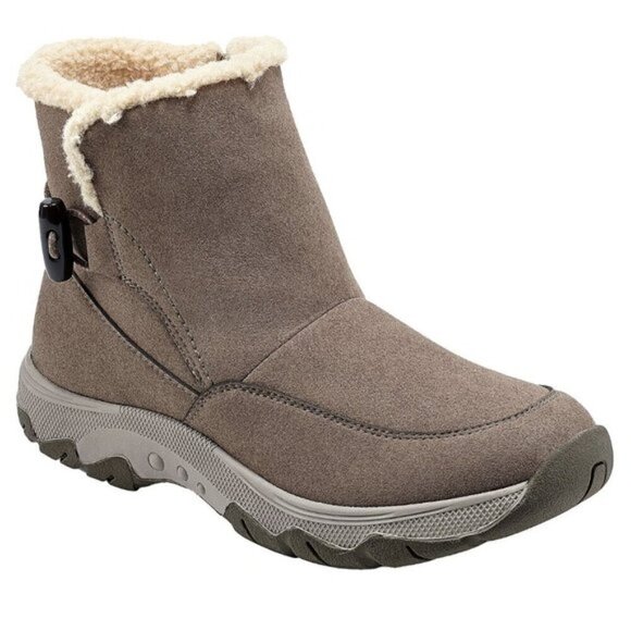 Easy Spirit Womens Toby2 Water Resistant Flat Heel Winter Boots - Picture 1 of 6